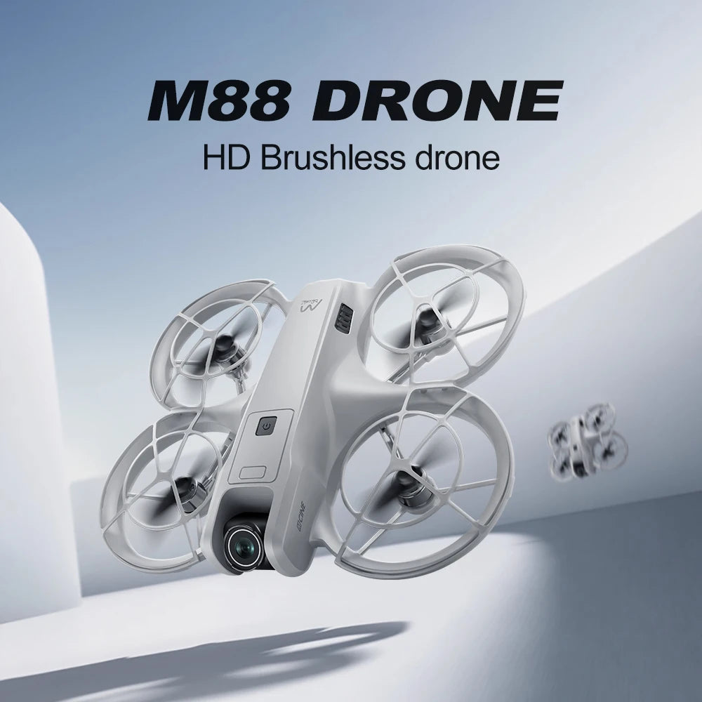 M88 Aerial Photography Drone Brushless Motor Optical Flow Positioning Camera Can Be Remote Control Electric Adjustment 180 °