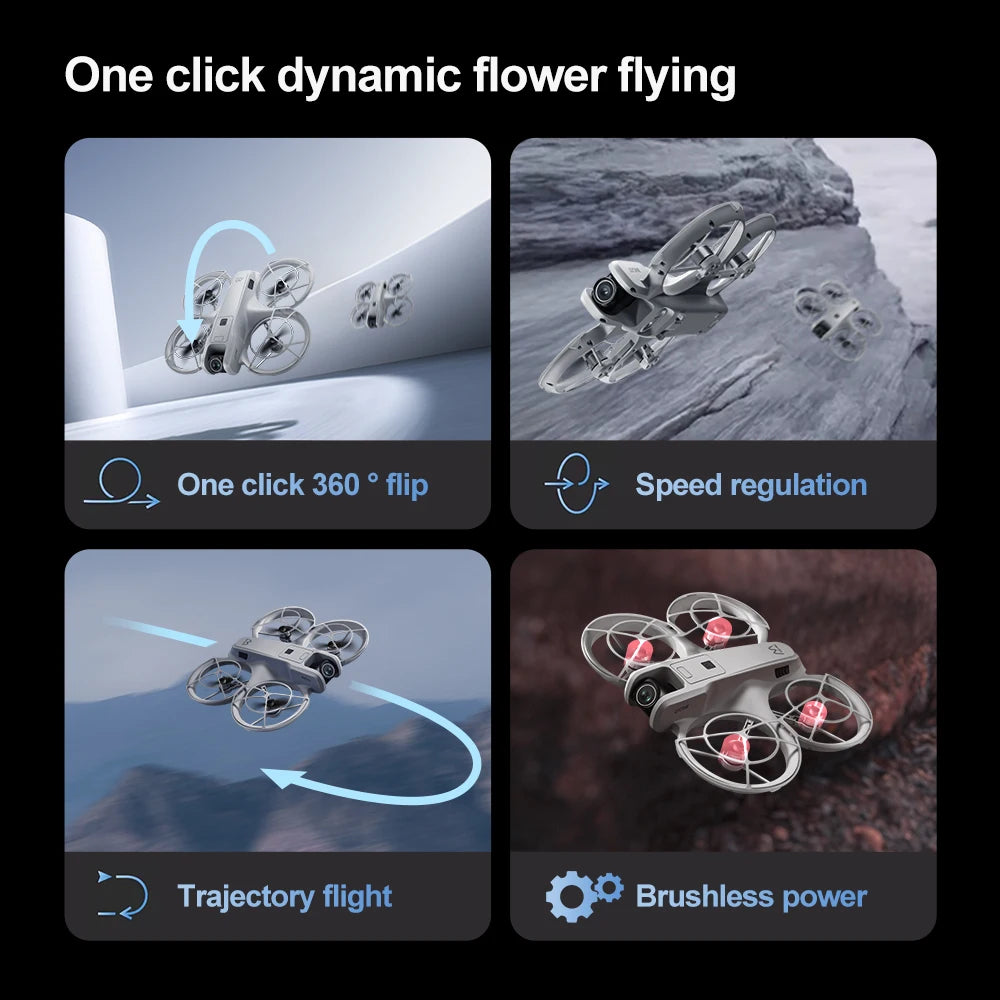 M88 Aerial Photography Drone Brushless Motor Optical Flow Positioning Camera Can Be Remote Control Electric Adjustment 180 °
