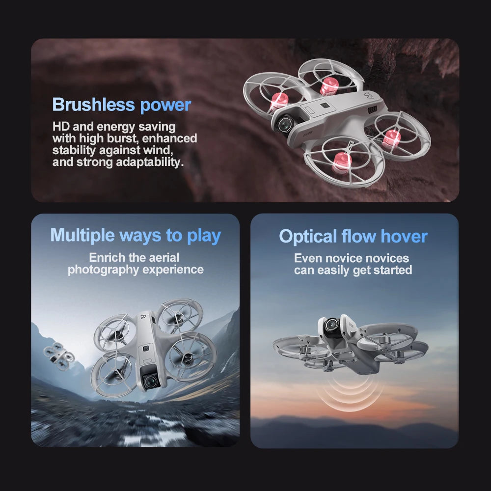 M88 Aerial Photography Drone Brushless Motor Optical Flow Positioning Camera Can Be Remote Control Electric Adjustment 180 °
