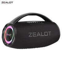 ZEALOT-S97 80W Bluetooth Speaker Powerful Wireless Speaker with Portable Handle, for Party, Camping,RGB Colorful Light