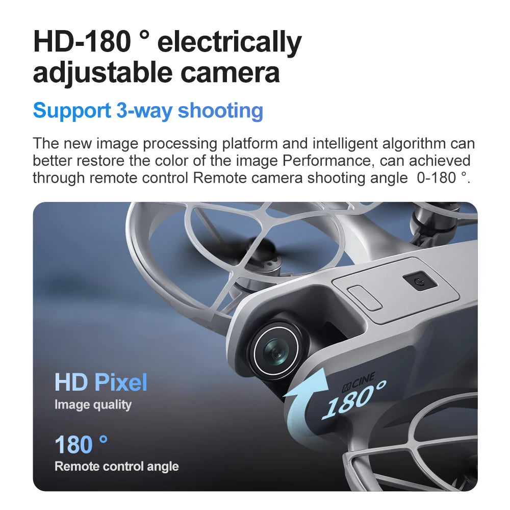 M88 Aerial Photography Drone Brushless Motor Optical Flow Positioning Camera Can Be Remote Control Electric Adjustment 180 °