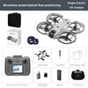 New V666 Drone Mini RC Aerial 8KHD VR Camera Foldable Intelligent Obstacle Avoidance Screen Remote Control Brushless Motor UAV