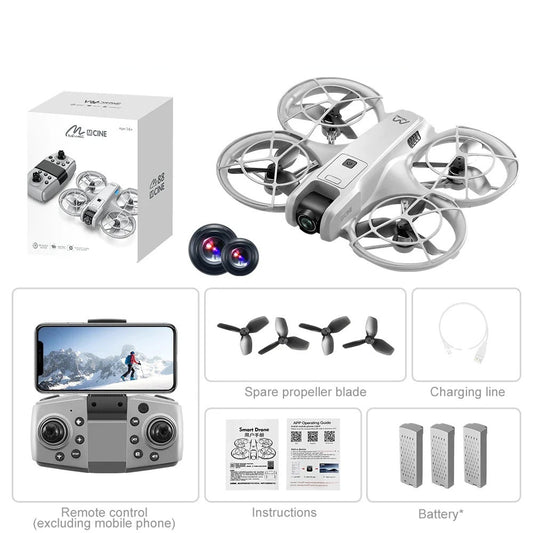 M88 Aerial Photography Drone Brushless Motor Optical Flow Positioning Camera Can Be Remote Control Electric Adjustment 180 °