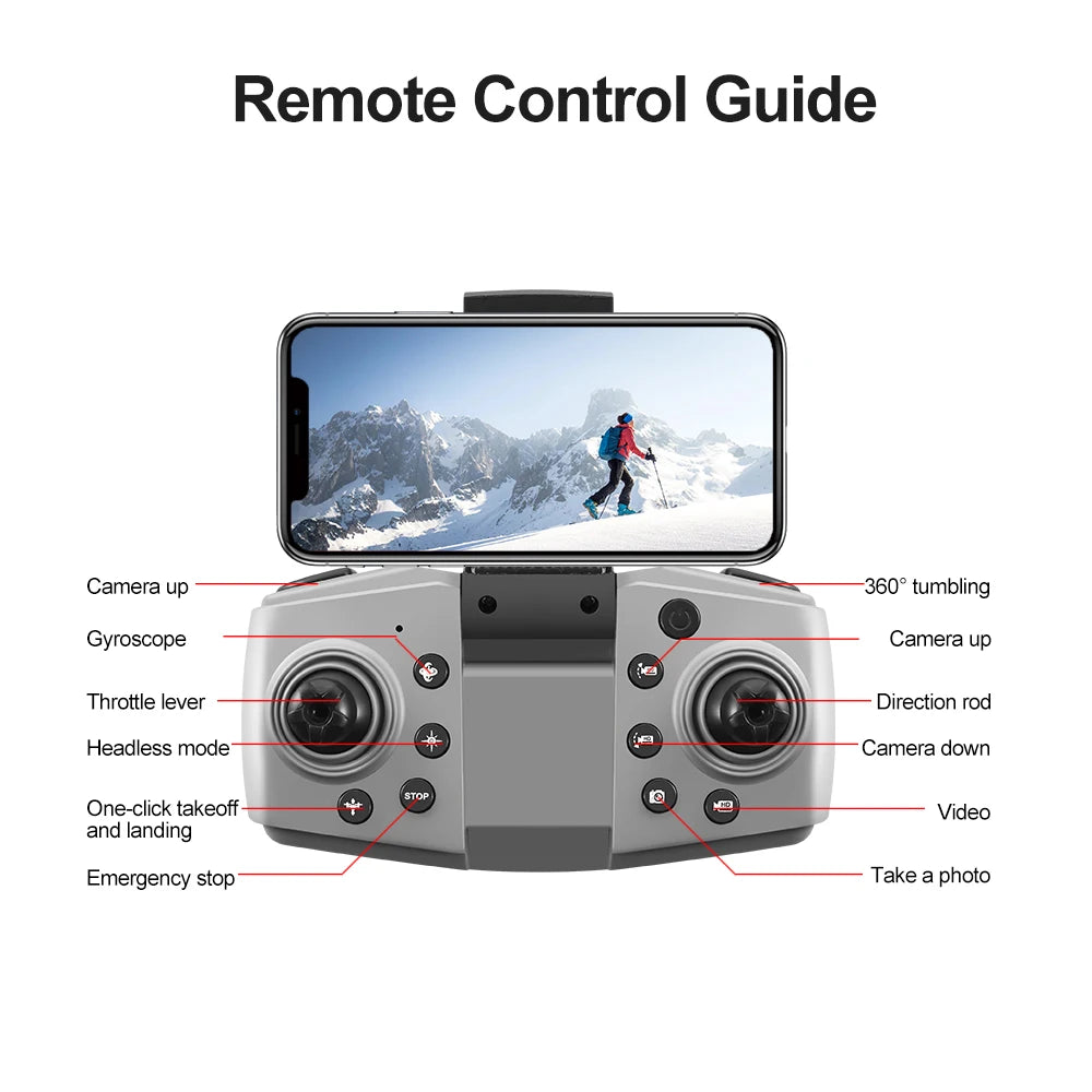 M88 Aerial Photography Drone Brushless Motor Optical Flow Positioning Camera Can Be Remote Control Electric Adjustment 180 °