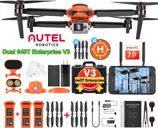 Autel Robotics EVO II Dual 640T Enterprise V3 Kit+ Strobe/Spotlight/ Loudspeaker