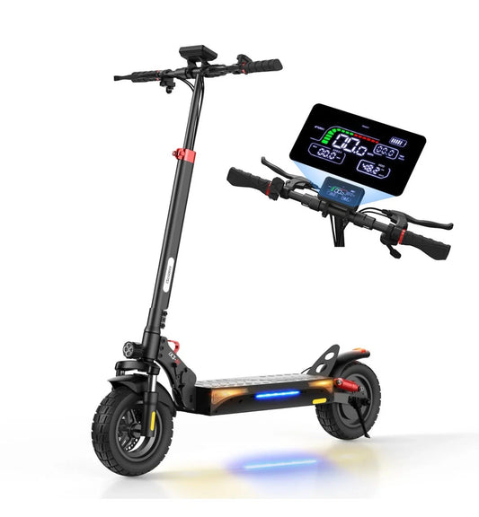 800W Electric Scooter Adult E Scooter 25Miles Long Range 25MPH Off Road Foldable