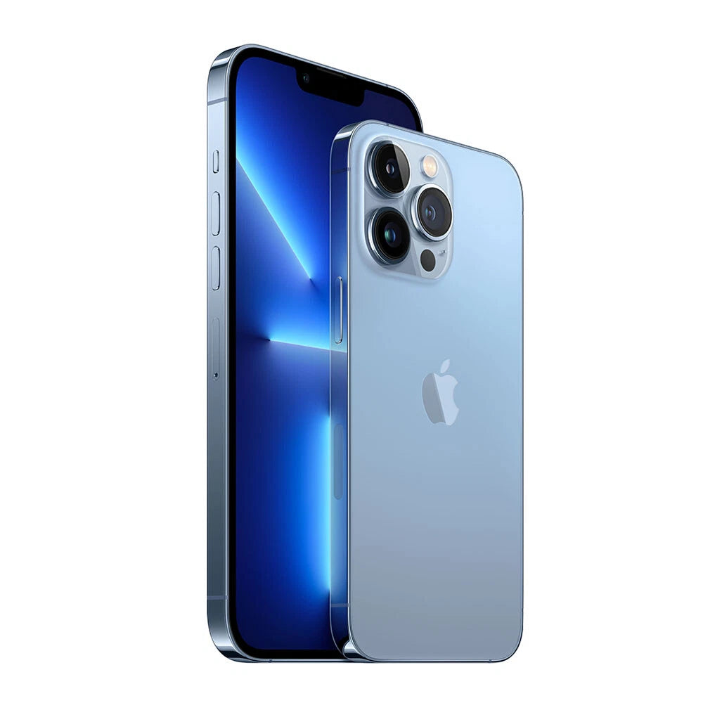 New in Sealed Apple iPhone 13 Pro 256GB Smartphone Sierra Blue GSM Unlocked MRL53LL/A A2483 US