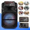 9000W Sub Woofer Portable Bluetooth Speaker Heavy Bass Sound System Party w/ Mic