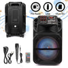 9000W Sub Woofer Portable Bluetooth Speaker Heavy Bass Sound System Party w/ Mic