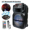 9000W Sub Woofer Portable Bluetooth Speaker Heavy Bass Sound System Party w/ Mic