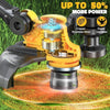 Cordless String Trimmer for Dewalt 20V Battery, Folding 3 In1 Weed Eater with Br