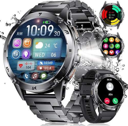 Smart Watch Blood Pressure, '' Blood Pressure Monitor Watch with Air Pump...