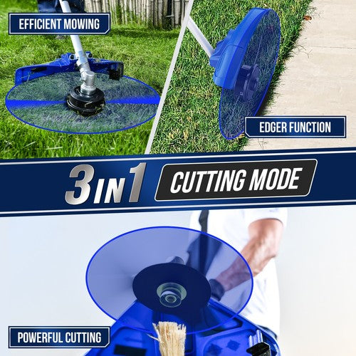 BADGER 26CC String Trimmer Gas 17" Weed Eater/Wacker 3 in 1 Brush Cutter NEW