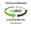 EGO Power+ 56V String Trimmer Kit 15 In with Reload & Split Shaft Refurbished
