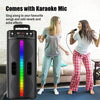 6000W Portable Bluetooth Speaker Sub Woofer Heavy Bass Sound System Party w/ Mic